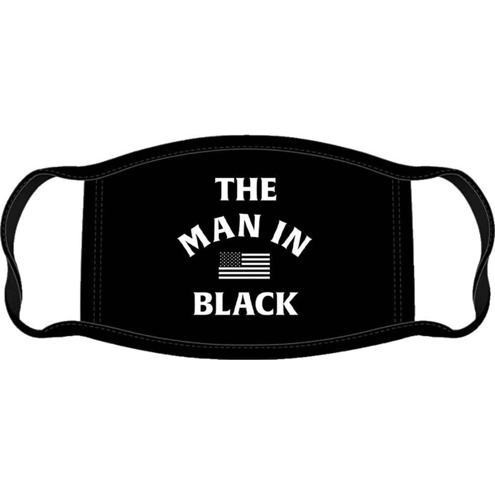 Johnny Cash Face Mask: Man In Black