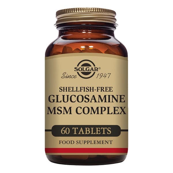 Glucosamine MSM Complex Solgar E1314 (60 tabletter)