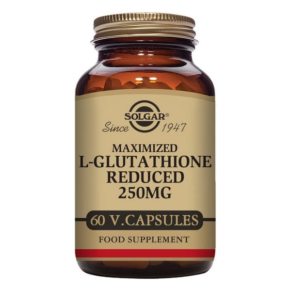 Maximerad L-glutation Solgar 250 mg (60 Kapslar)