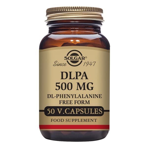 DLPA (DL-fenylalanin) Solgar 500 mg (50 Kapslar)