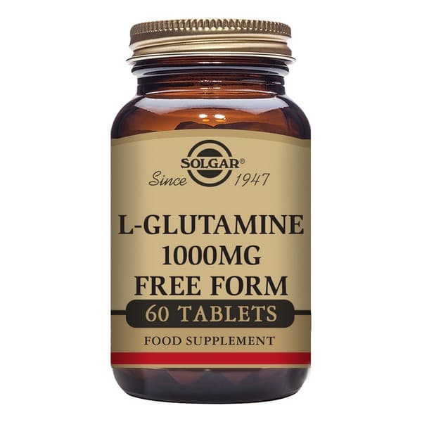 L-glutamin Solgar 1000 mg (60 tabletter)