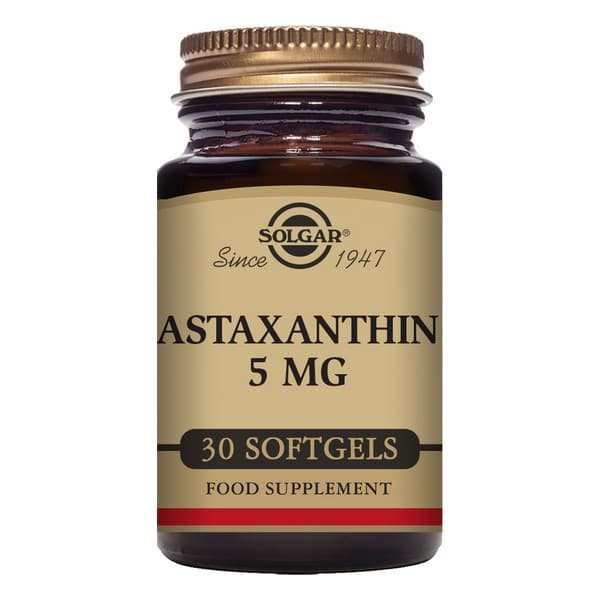 Astaxantin Solgar 5 mg (30 Kapslar)