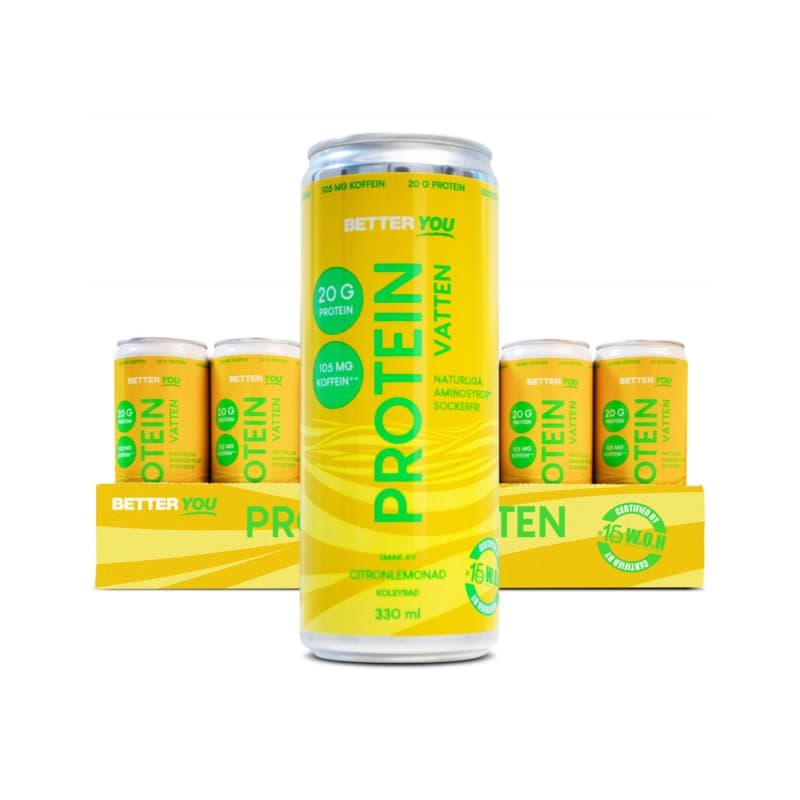 Proteinvatten Citronlemonad 24st