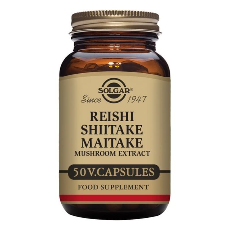 Reishi, Shiitake och Maitake (Svampextrakt) Solgar 30228