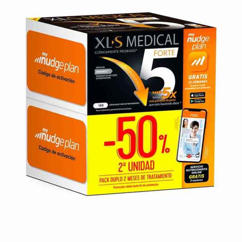 Fettförbrännande XLS Medical Forte 5x Forte (2 x 180 uds)