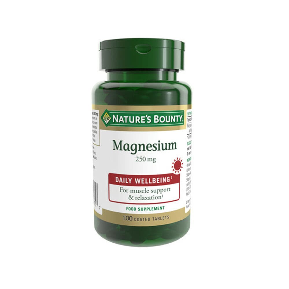 Magnesium Nature's Bounty 100 tabletter