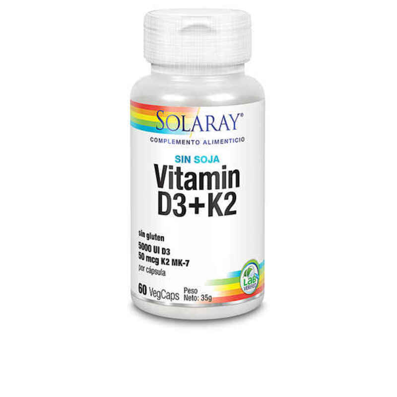 Kapslar D3-vitamin K2-vitamin (60 uds)