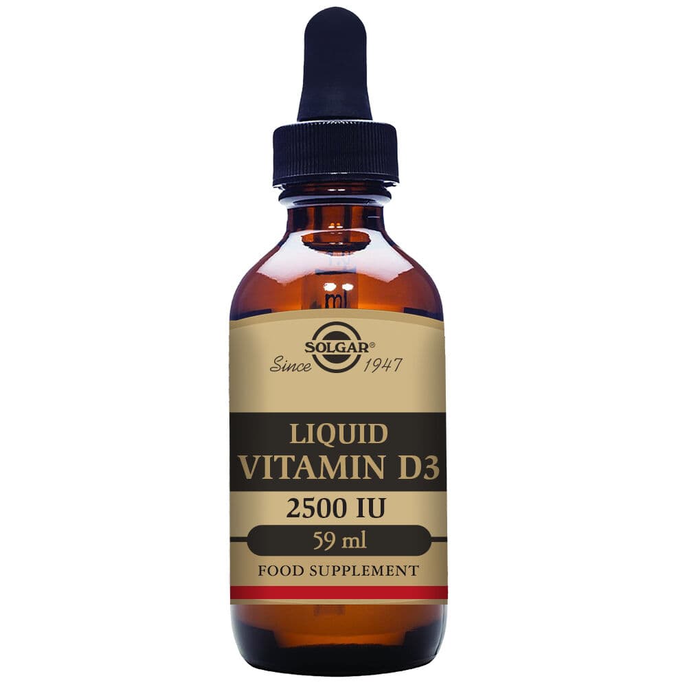 Flytande vitamin D Solgar 2500 iu