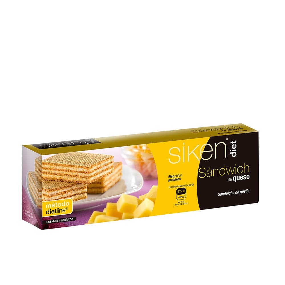 Kosttillskott för matsmältning Siken Diet Sandwich Ost (6 uds)