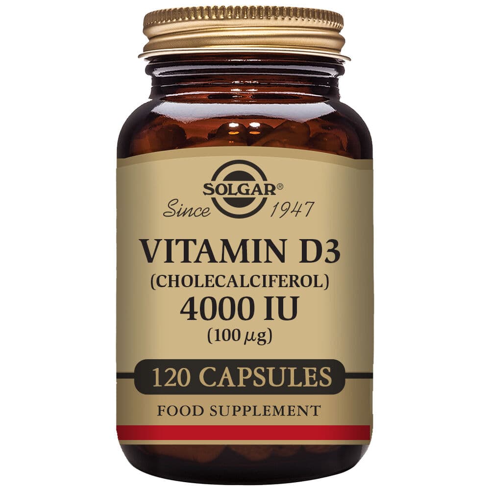 Vitamin D3 (kolekalciferol) Solgar 4000 iu
