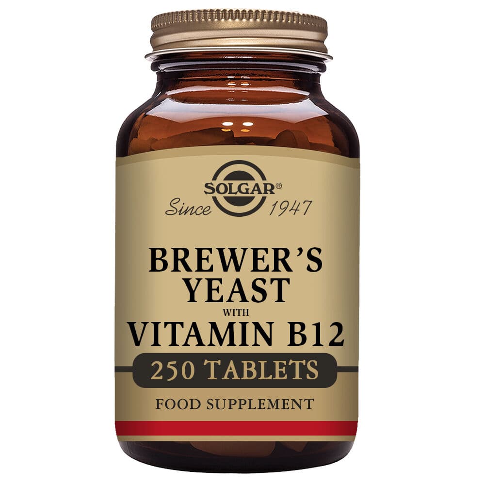 Öljäst med vitamin B12 Solgar (250 tabletter)