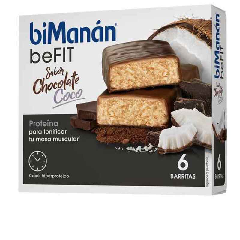 Energi bar Bimanan Be Fit Choklad Kokosnöt (6 pcs)