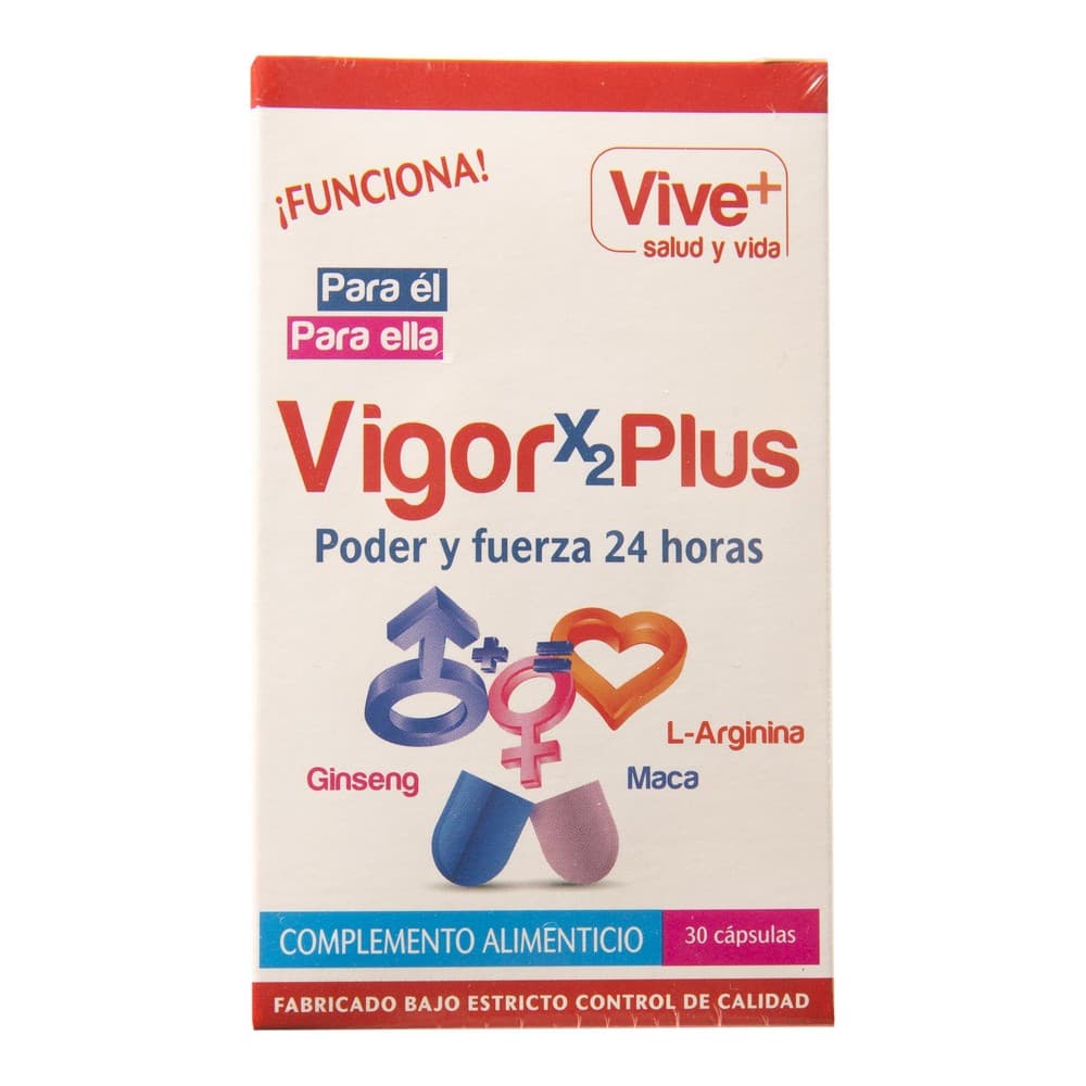 Kosttillskott VigorX2Plus Vive+ (30 uds)