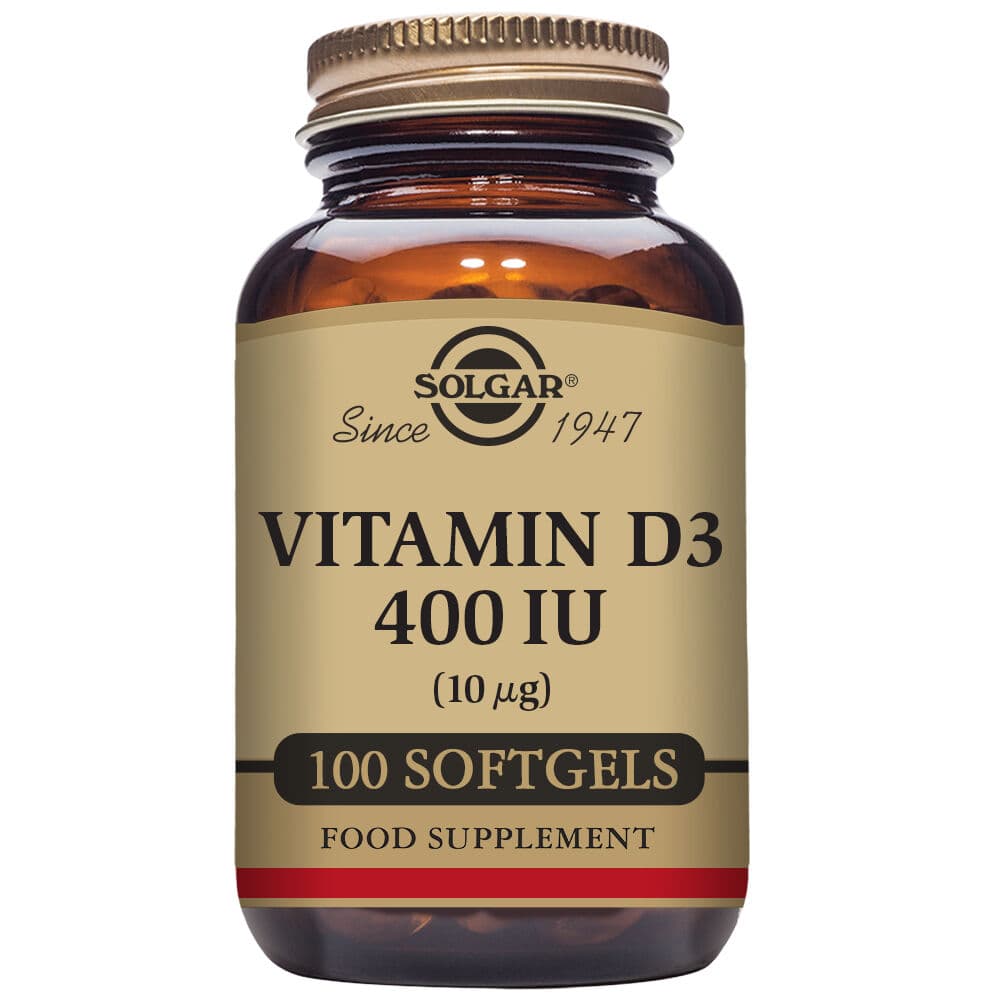 D3-vitamin Solgar 400 iu (100 Kapslar)