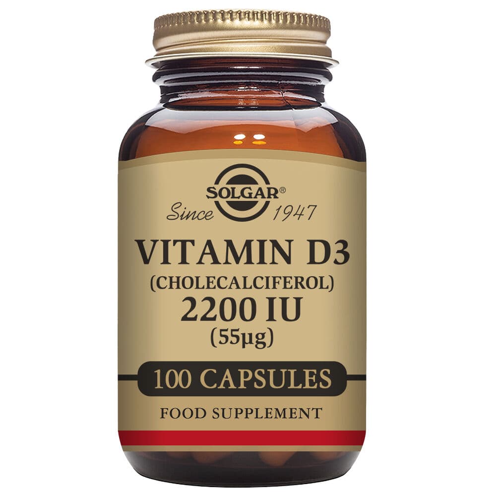Vitamin D3 (kolekalciferol) Solgar 2200 iu
