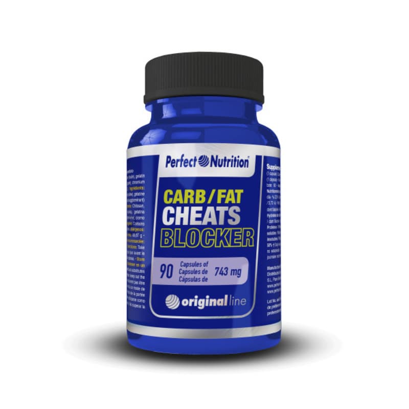 Kosttillskott Perfect Nutrition Cheats Blocker Carb & Fat (90 uds)