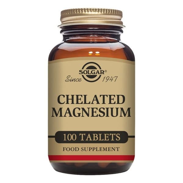 Chelateret Magnesium Solgar 100 enheder