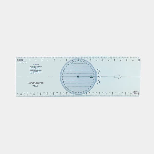 Kurslinjal Linex 2811, utan arm, 380 x 120 mm