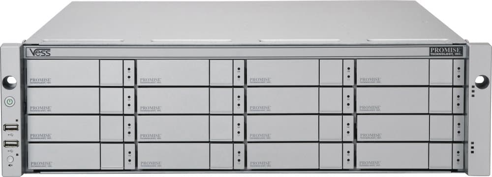 Promise VessRAID R2600fiD, <b>3U</b> 19" RAID-løsning med <b>16</b>x3