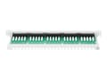 Miniatyrbilde 2 av 5: DIGITUS CAT 3 ISDN - Koblingspanel - rackmonterbar - CAT 3 - RJ-45 X 25 - grå, RAL 7035 - 1U - 19"
