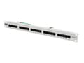 Miniatyrbilde 1 av 5: DIGITUS CAT 3 ISDN - Koblingspanel - rackmonterbar - CAT 3 - RJ-45 X 25 - grå, RAL 7035 - 1U - 19"
