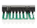 Miniatyrbild 5 av 5: DIGITUS CAT 3 ISDN - Patch-panel - rackmontering - CAT 3 - RJ-45 X 50 - grå, RAL 7035 - 1U - 19"