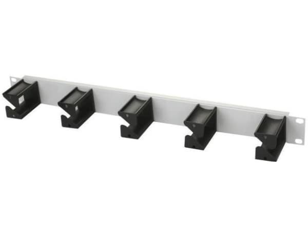 Telegärtner - Rackfyllingsplate - lys grå - 1U - 48,3 cm (19") Sort