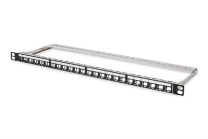 Digitus DN-91422, Cat6a, Musta, SPCC, Telinekiinnitys, 0.5U, -20 - 70 °C