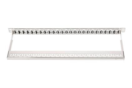 Digitus DN-91422, Cat6a, Musta, SPCC, Telinekiinnitys, 0.5U, -20 - 70 °C