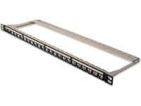 Digitus DN-91422, Cat6a, Musta, SPCC, Telinekiinnitys, 0.5U, -20 - 70 °C
