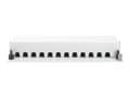 Miniatyrbilde 5 av 5: DIGITUS Professional DN-91612SD-EA-G - Koblingspanel - skrivebord - CAT 6a - STP - RJ-45 X 12 - grå, RAL 7035