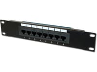 DIGITUS Professional DN-91508U - Koblingspanel - CAT 5e - UTP - RJ-45 X 8 - 1U - 10"