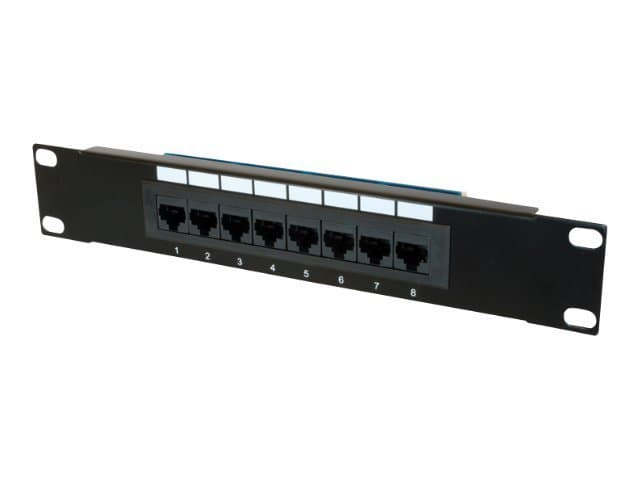 DIGITUS Professional DN-91508U - Patch-panel - CAT 5e - UTP - RJ-45 X 8 - 1U - 10"