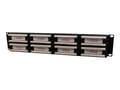 Miniatyrbilde 2 av 5: Gembird NPP-C548CM-001 - Patchpanel med kabelstyring - CAT 5e - svart - 2U - 19" - 48 porter