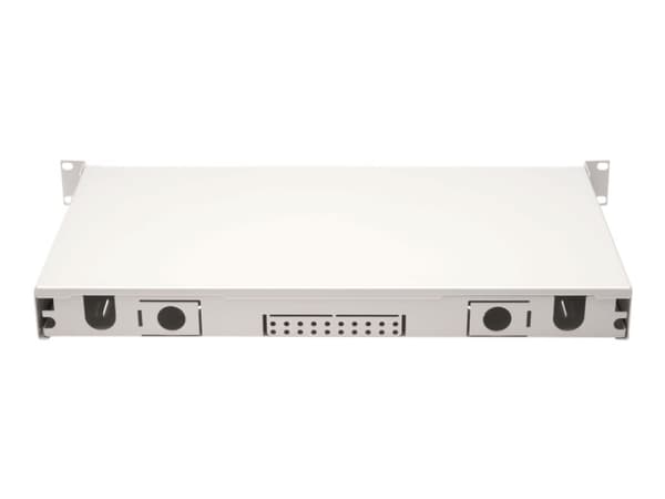 DIGITUS Professional DN-96321/3 - Spleiseboks for fiberoptikk - SC Duplex MM X 12 - grå, RAL 7035 - 1U - 19"