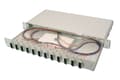 Miniatyrbilde 4 av 5: DIGITUS Professional DN-96321/3 - Spleiseboks for fiberoptikk - SC Duplex MM X 12 - grå, RAL 7035 - 1U - 19"