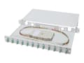 Miniatyrbilde 2 av 5: DIGITUS Professional DN-96321/3 - Spleiseboks for fiberoptikk - SC Duplex MM X 12 - grå, RAL 7035 - 1U - 19"
