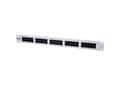 Miniatyrbilde 1 av 2: Patch Panel 50xTP CAT3 ISDN 19 Lichtgrau Synergy 21
