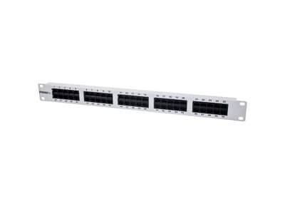 Patch Panel 50xTP CAT3 ISDN 19 Lichtgrau Synergy 21 Grå