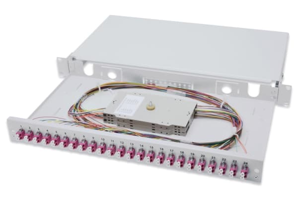DIGITUS Professional DN-96332-4 - Fiberoptisk skarvlåda - LC x 48 - 1U - 19"