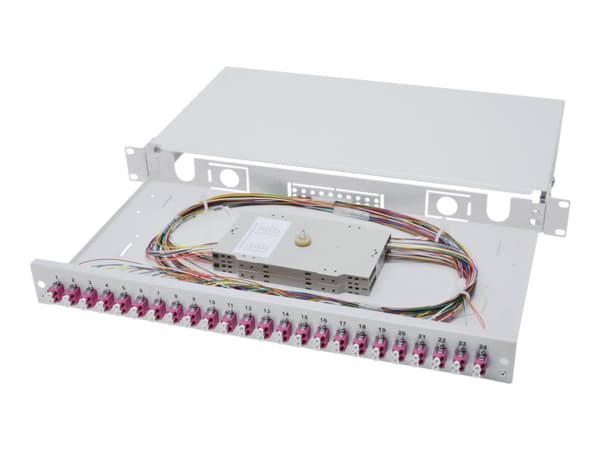DIGITUS Professional DN-96332-4 - Fiberoptisk skarvlåda - LC x 48 - 1U - 19"