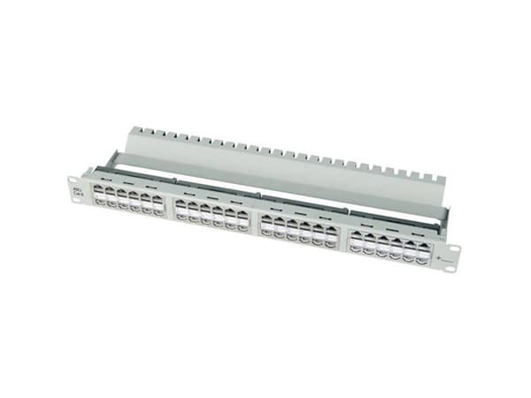 Telegärtner J02024A0007, Cat6, Grå, Rackmontering, 1U