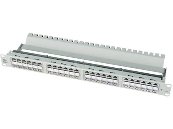 Telegärtner J02024A0007, Cat6, Grå, Rackmontering, 1U