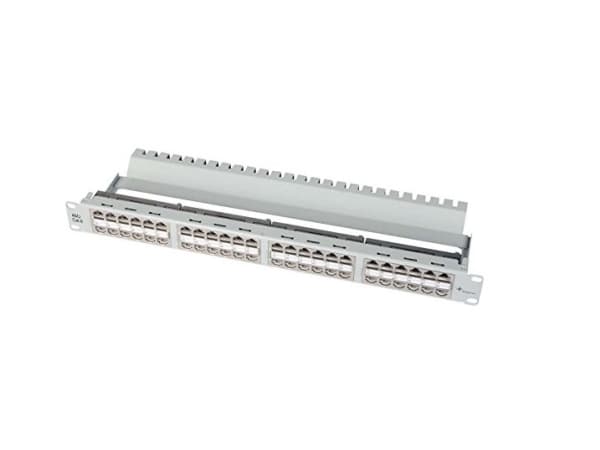 Telegärtner J02024A0007, Cat6, Grå, Rackmontering, 1U