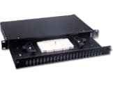 Alantec FOP-1U-24SCS-C, Musta, Telinekiinnitys, 1U, Laatikko