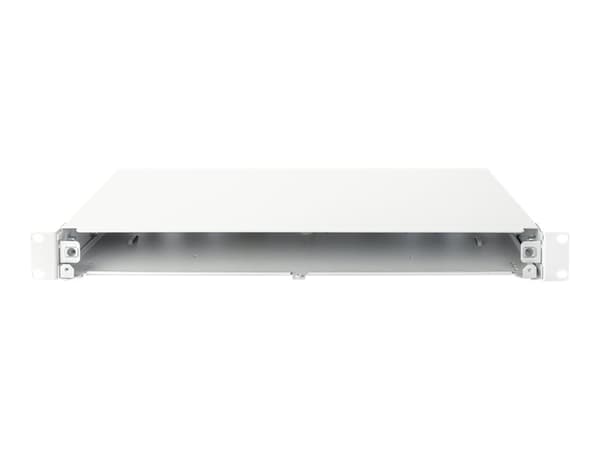 DIGITUS DN-96200-QL - Spleiseboks for fiberoptikk - grå, RAL 7035 - 1U - 19"