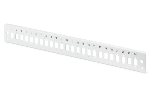 DIGITUS Professional - Fiberoptisk spleisepanel - grå, RAL 7035 - 1U - 19" - 24 porter