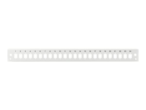 DIGITUS Professional - Fiberoptisk spleisepanel - grå, RAL 7035 - 1U - 19" - 24 porter