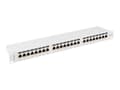 Pikkukuva 3 / 5: Lanberg PPSA-1024-S, Cat6a, F/UTP (FTP), Harmaa, ABS, Metalli, Telinekiinnitys, 1U