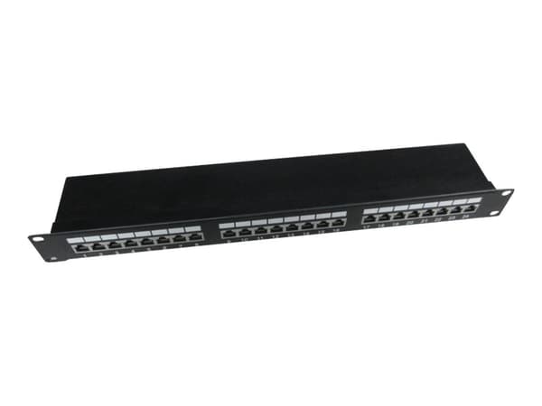 Gembird Cablexpert, Cat5e, Musta, Telinekiinnitys, 1U, EIA/TIA T568B/A, RoHS, ISO 9002, UL